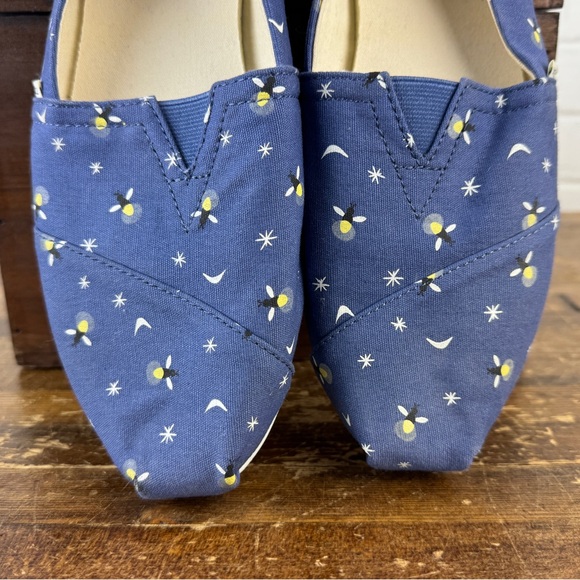 Toms Blue Glow In The Dark Firefly Alpargatas women’s Size 9.5 US - Picture 6 of 11